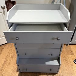 Modern Gray Bedroom Furniture Set – Dressers, Nightstands & Armoire