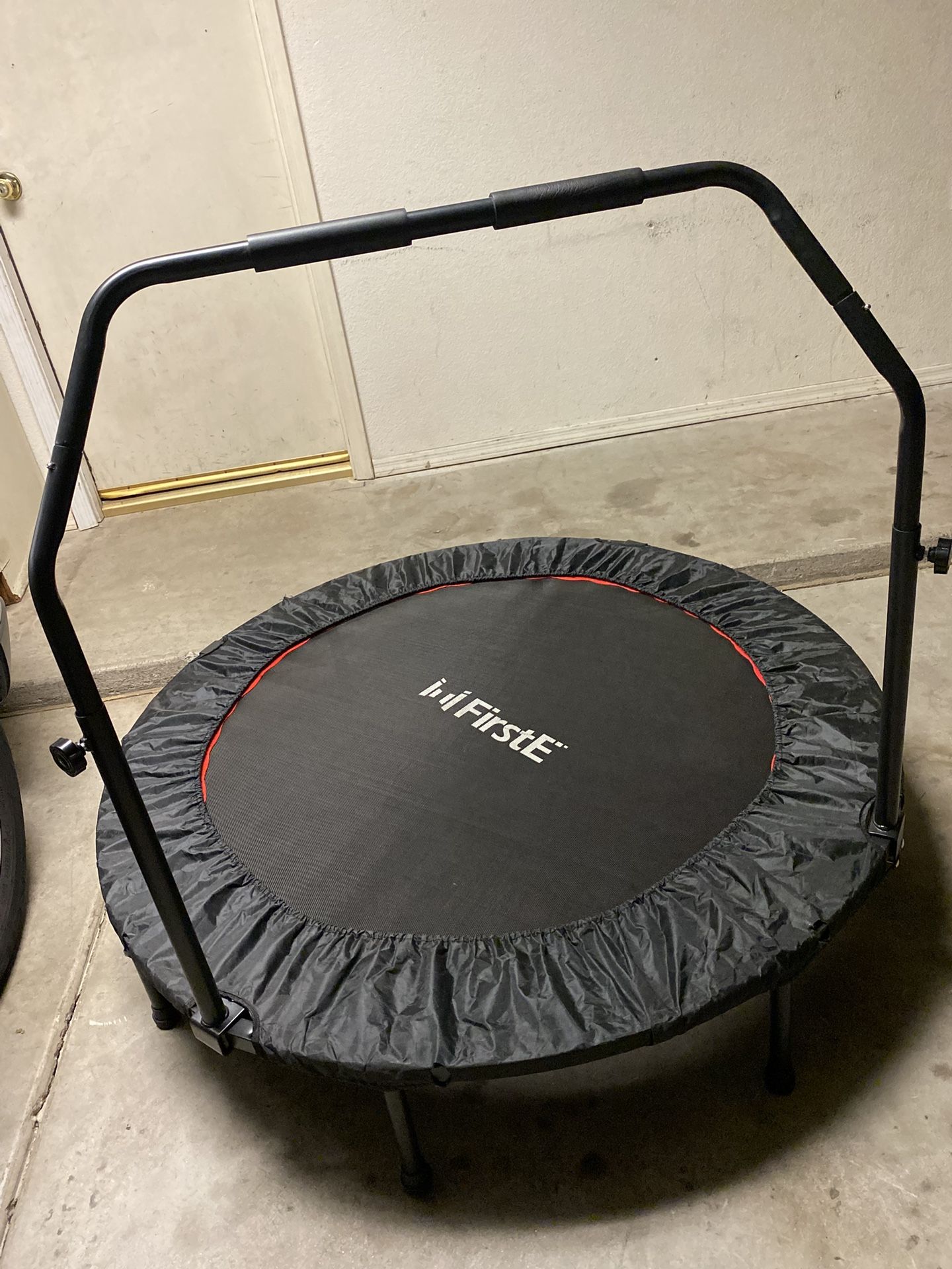FirstE 50" Mini Fitness Trampoline for Adults, Foldable