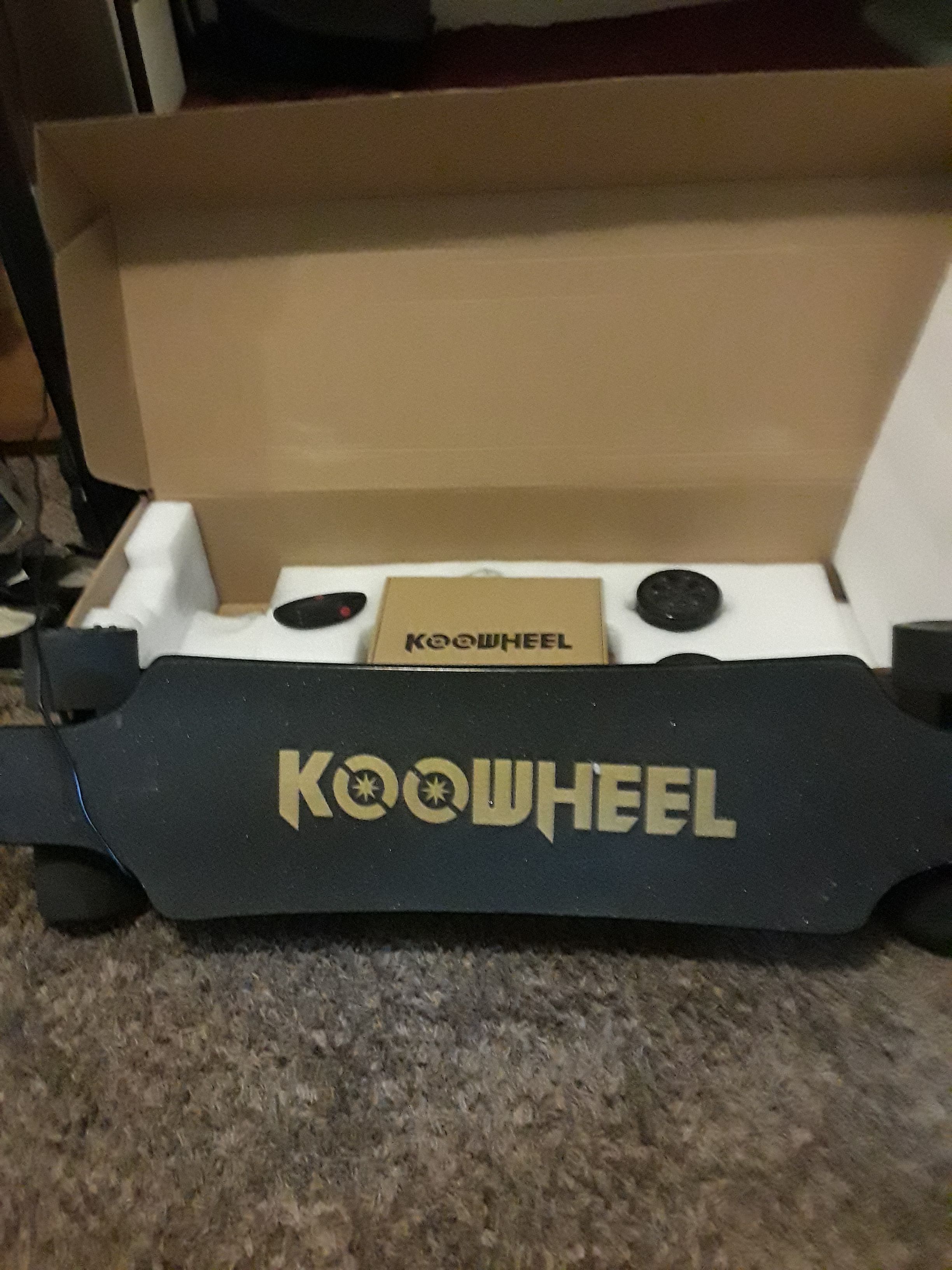 Koolwheel electric skateboard Really nice $400 obo. It goes 20 plus m.p.h.! Drop an offer u never know.