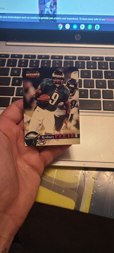 Rodney Peete 1996 Pro Line II Intense Football Card
