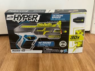 Nerf Hyper Rush 40 blaster x2