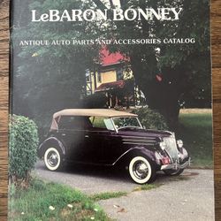 Vintage LeBARON BONNEY Car Catalog