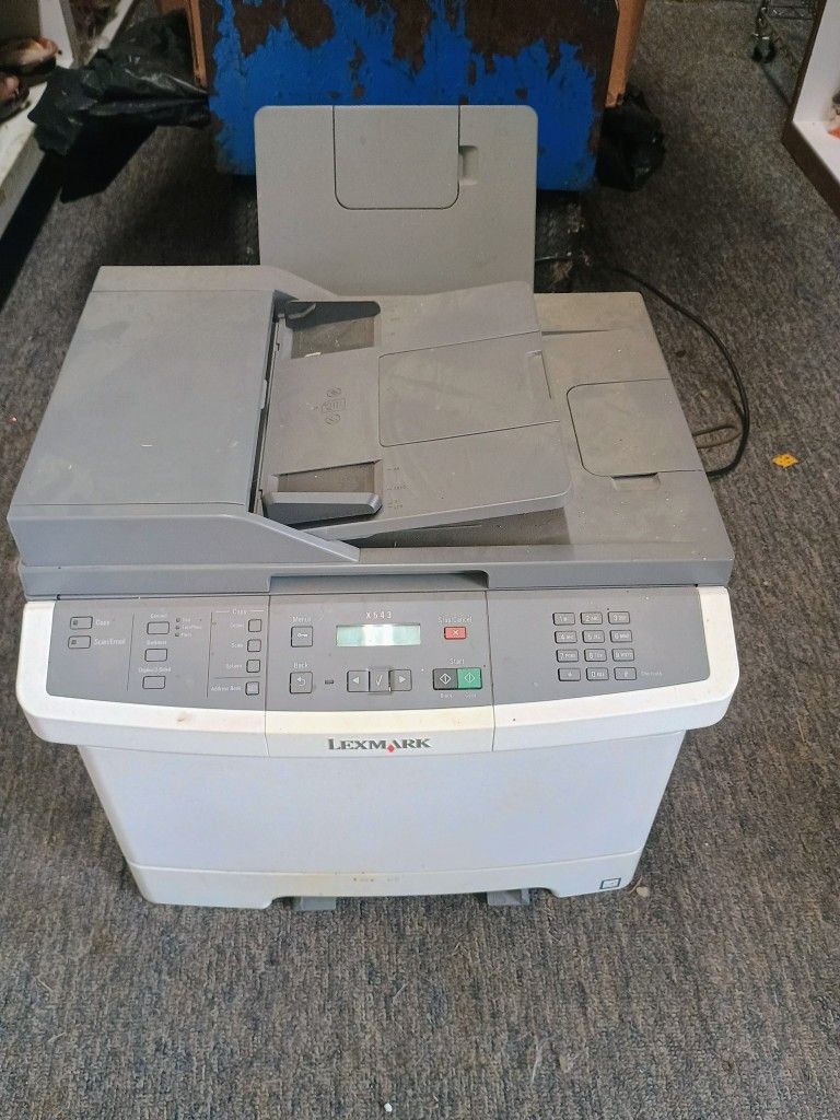 Lexmark X543. Scanner Copier Printer Fax All In One