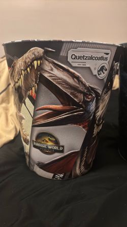 Jurassic world rebirth popcorn bucket