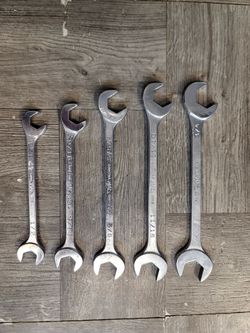 Mac Tools Sabina DA 5 Piece Angle Open End Wrench Set