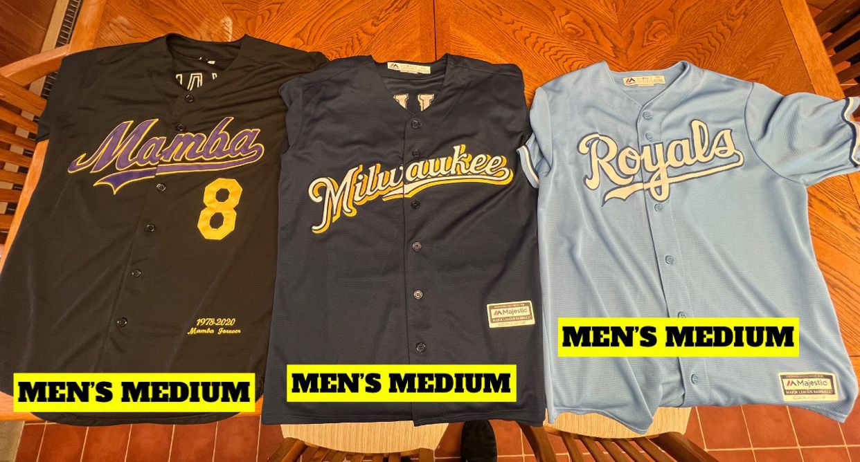 Baseball Jerseys Men’s Medium