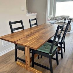 NACKANÄS Acacia Wood IKEA Dining Table