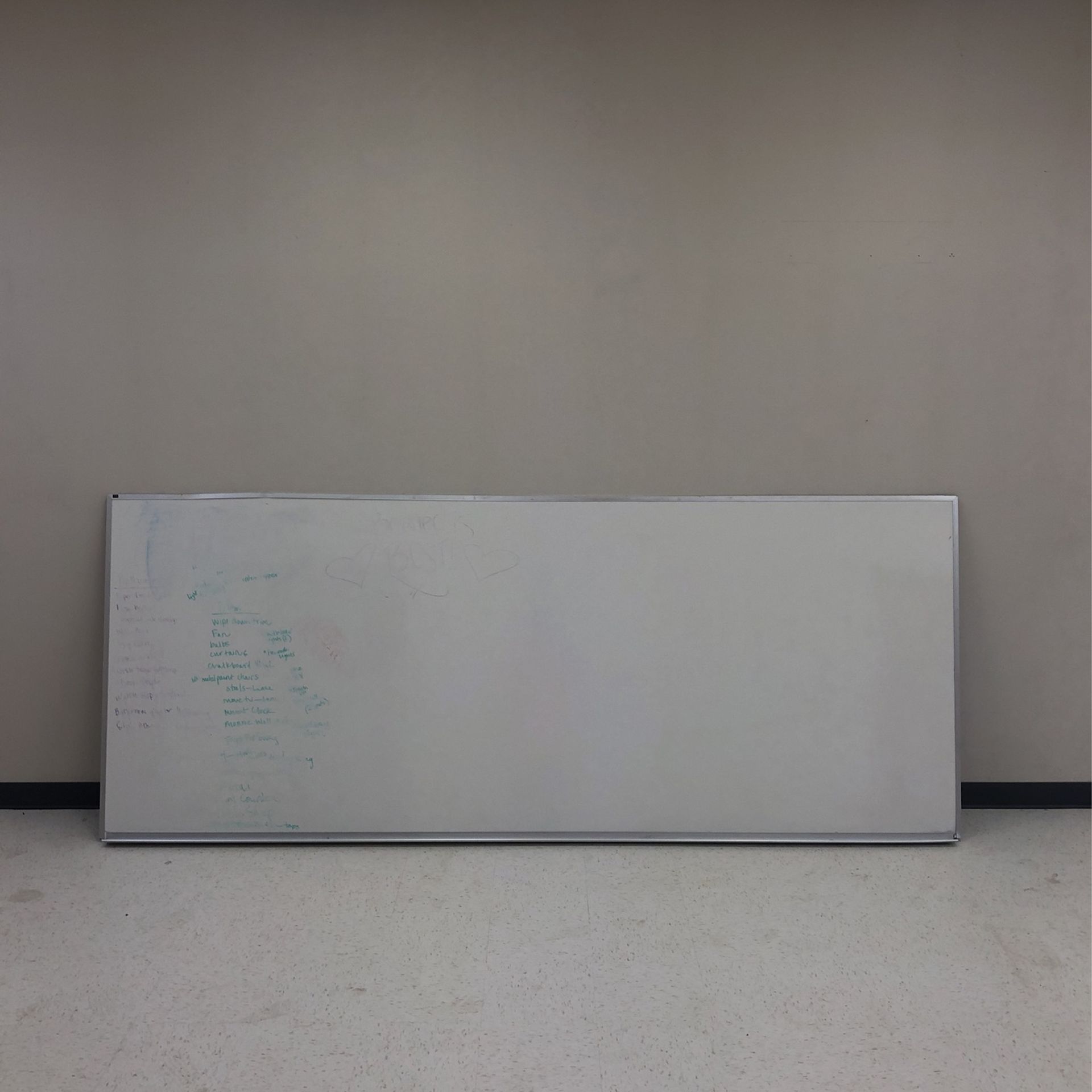 Huge Dry Erase Board.