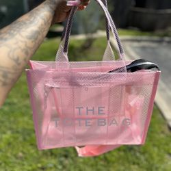 Pink Large Tote Bag