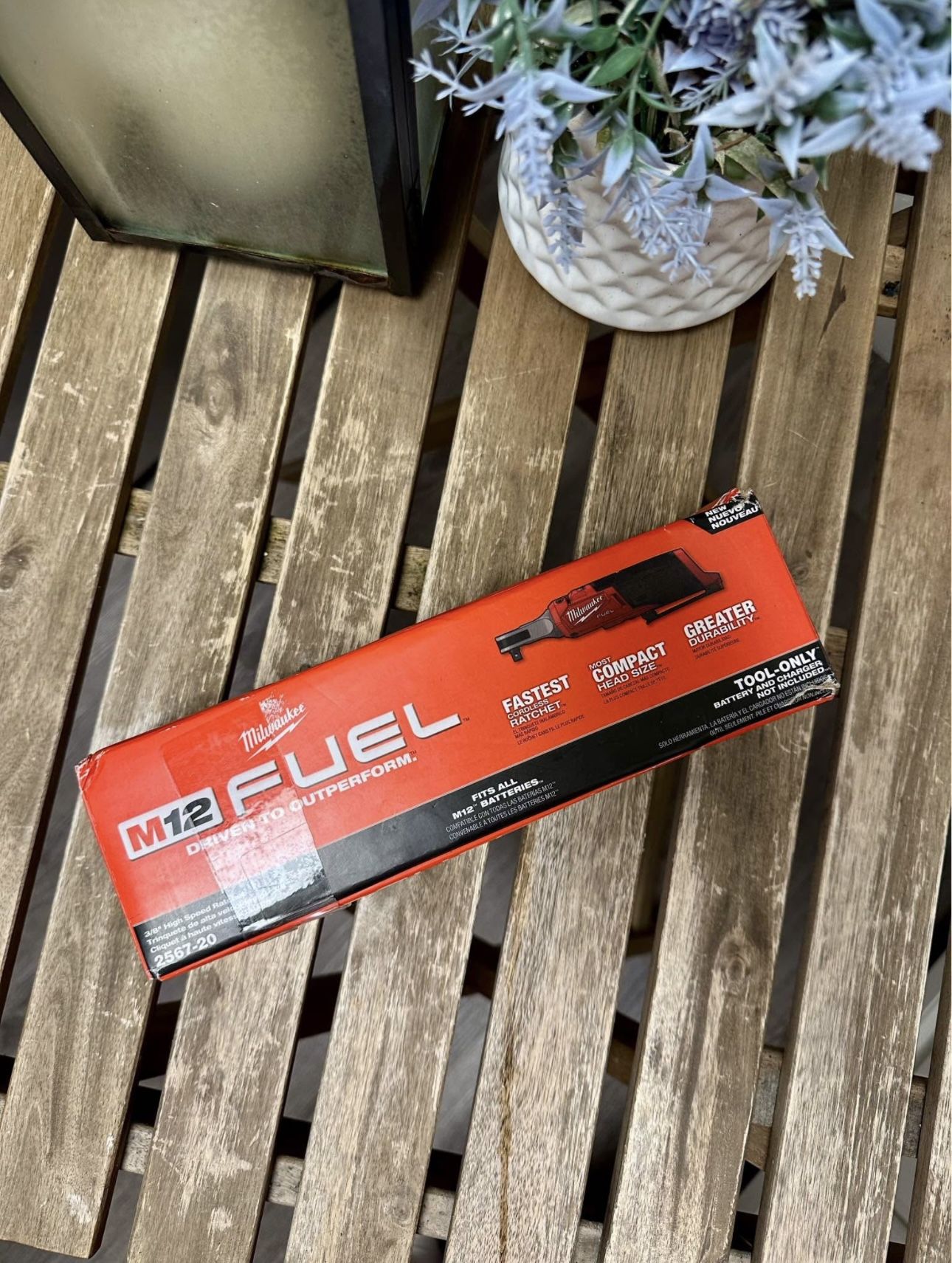 Milwaukee Ratchet 3/8 fuel M12