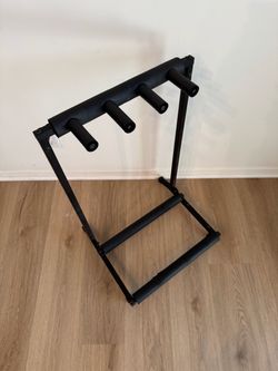 Folding TRIPLE Guitar Stand