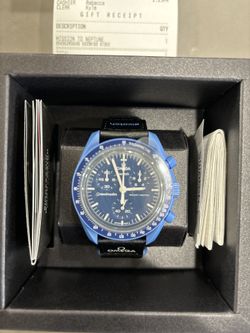Omega X Swatch MoonSwatch Mission To Neptune Black/Blue Brand New With Box Papers