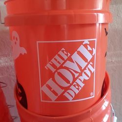 Home Depot Holloween Buckets