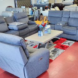 🔥Brand New Power Reclining Sofa Sets 🔥