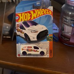 2024 Hot Wheels White Ford Transit Connect Treasure Hunt, 216/250 | HW Vans 3/5
