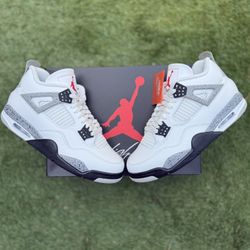 Air Jordan Retro 4 White Cement