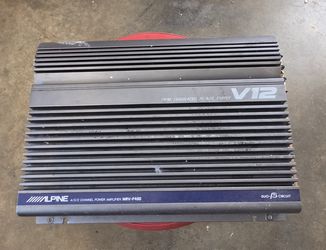 Alpine MRV‑F400 4‑Channel Amplifier – For Parts or Repair
