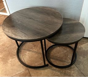 (NEW) Set of 2 Nesting Coffee Tables