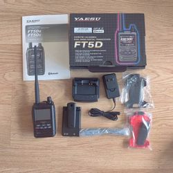 Yaesu FT5DR C4FM/FM Dual Band Digital Transceiver Ham Radio & Extra Accessories
