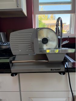 Borlebbi Electric Food Slicer + Extra Blade