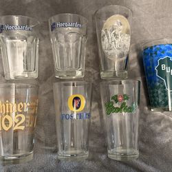 Set Of 7 Bar Glasses