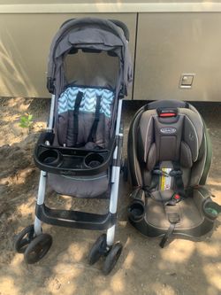 Baby stroller ans car seat like new