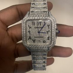 Moissanite Cartier Watch