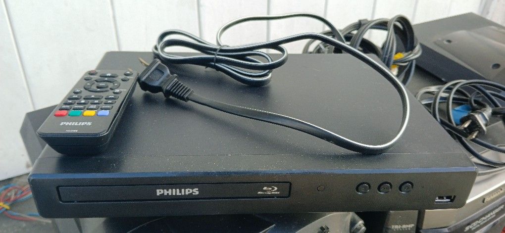 Philips Blu-ray/DVD Player With Remote