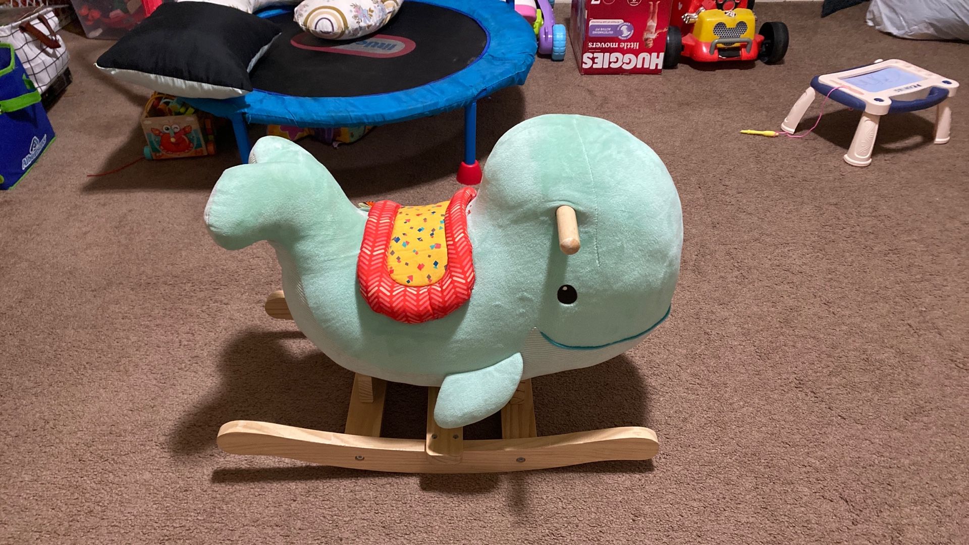 Whale Rocker For Toddler