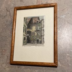 Vintage Wien Grinzing Artist Rud Novak