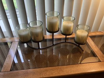 Decorative 5 Candle Centerpiece