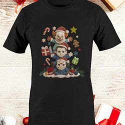 Creepy Christmas Graphic Tee – Unisex Holiday Shirt