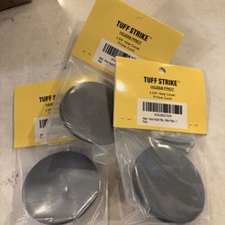 Door Knob Filler Plate | Dummy Deadbolt Lock Cover | No Show Screws | 2-5/8" Diameter | Adjustable Filler Plate | 3Pack