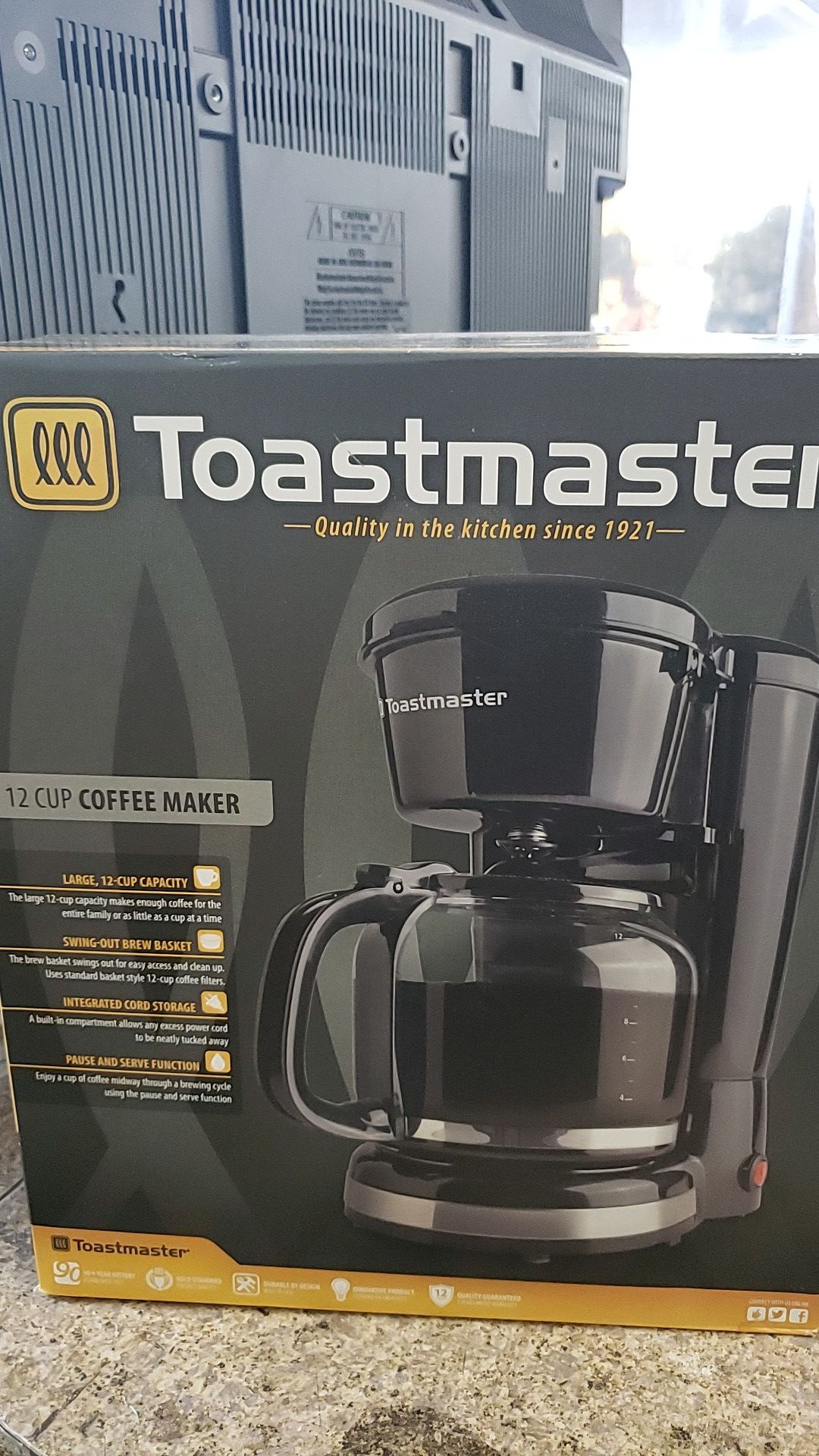 Toastmaster coffee maker