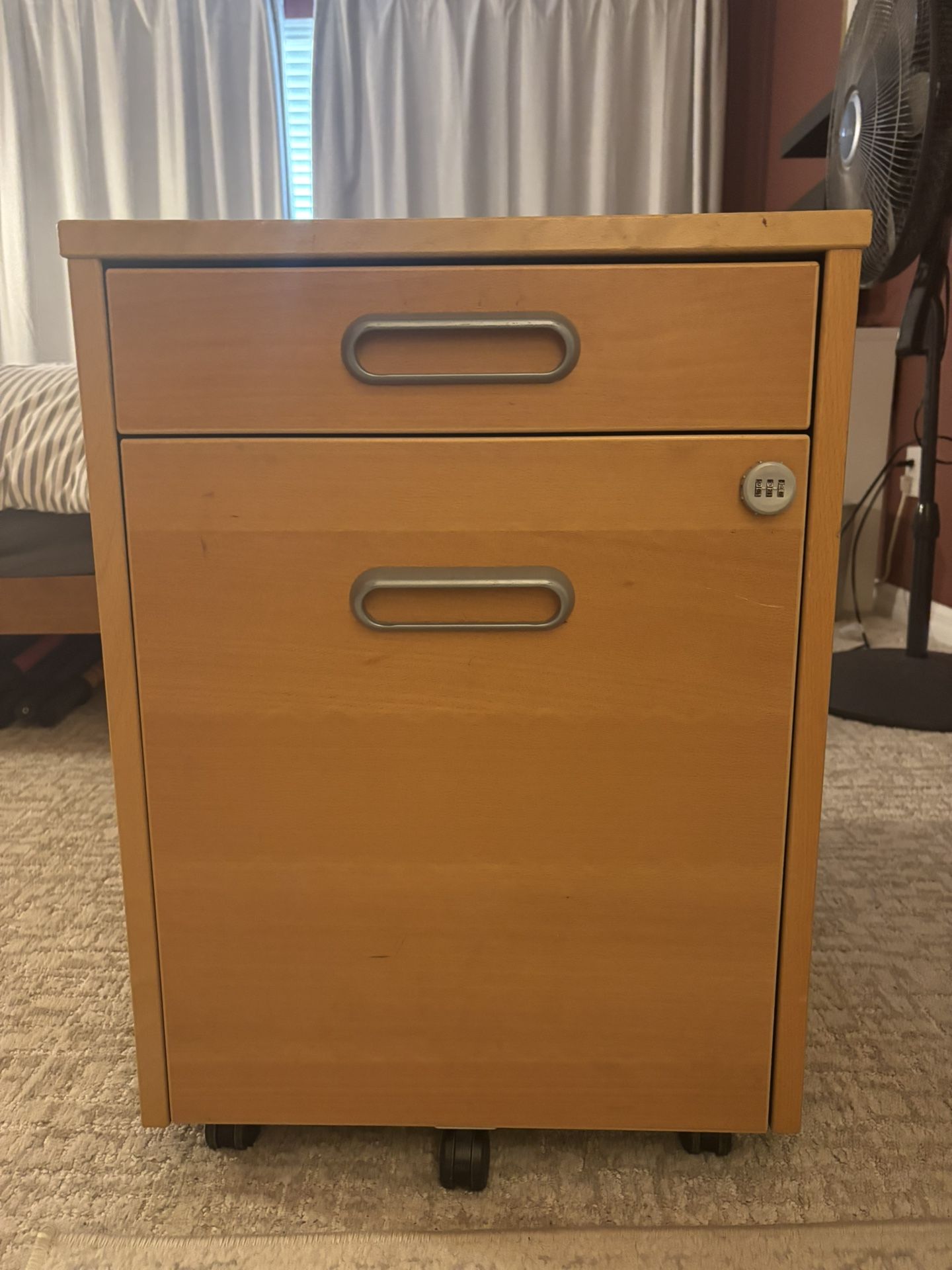 IKEA Filing Cabinet With lock - Birch