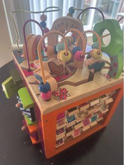 Wooden Activity Cube