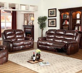 Sofa love seat set recliner