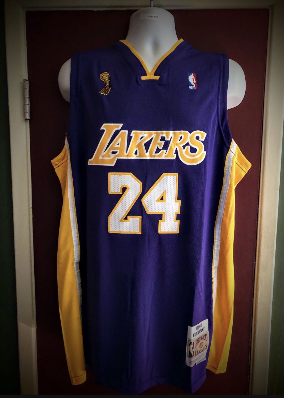 Los Angeles Lakers #24 Kobe Bryant 08-09 NBA Finals Basketball Jersey