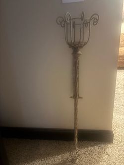 Iron decorative candelabra