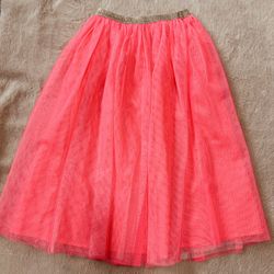 Girls Full Length Tutu/Tulle Skirt Sz Xs 4/5