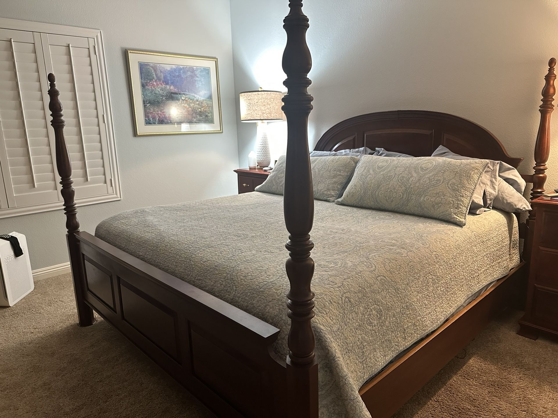 King Size Bed Frame and Headboard