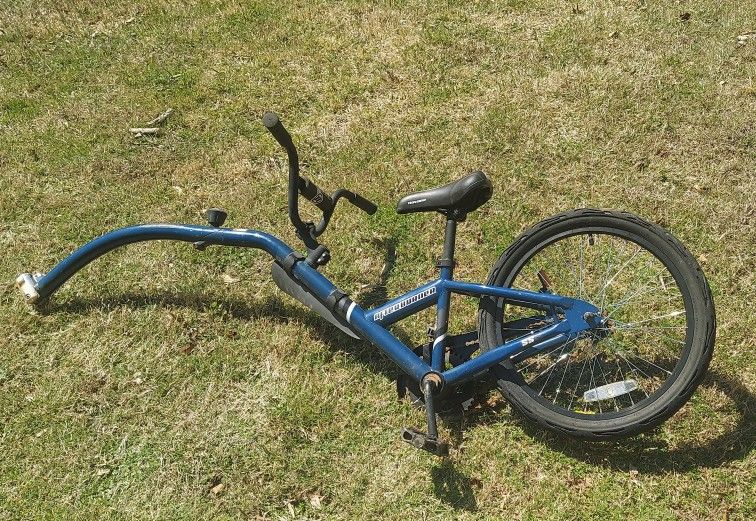 Novara Afterburner Trailer Bike Kids Bike Blue 20" Wheels