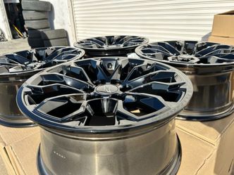 (4) OEM Chevy Colorado Black Rims 2015-2022 17" Wheels 84486291 Black 17x8 33mm