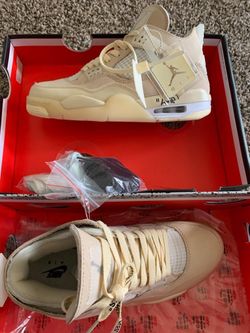 Off White Jordan 4’s Sail. Size 9.5 WMNS/8 men’s