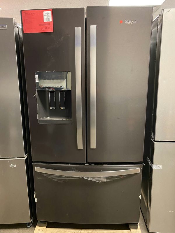 New Whirlpool Black Stainless Refrigerator On Sale 1yr Factory Warranty
