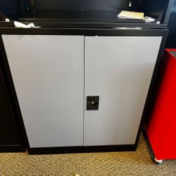 Metal Storage Cabinet 35.5”Tall Steel Cabinets with Locking Door Filing Cabinets, two keys single sided lock 35.5*31.5*16.5