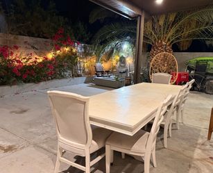 Ashley furniture/dining table /8 to 10 ft