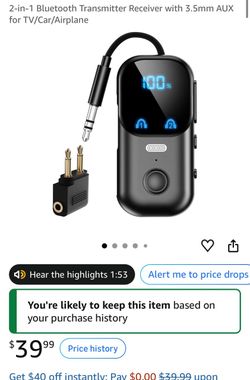 2-in-1 Bluetooth Transmitter Receiver