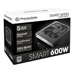 Thermaltake Smart 600W 80+ Power Supply – Brand New / Factory Sealed 