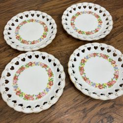 Vintage Porcelain Small Plates 
